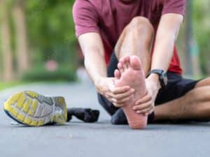 atleta con problema al piede atleta presenta dolore al piede