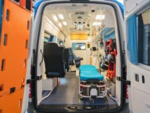 equipaggiamento interno per trasferimento in ambulanza privata equipaggiamento per trasferimento in ambulanza